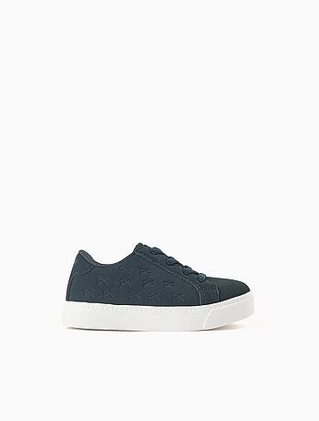 Scarpe da ginnastica con fiocchi in rilievo e lacci elastici