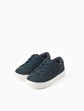 Scarpe da ginnastica con fiocchi in rilievo e lacci elastici