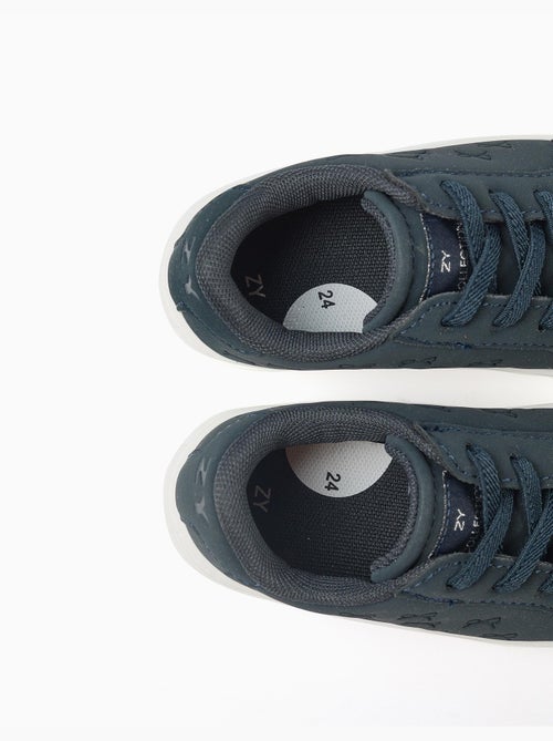 Scarpe da ginnastica con fiocchi in rilievo e lacci elastici - Kiabi