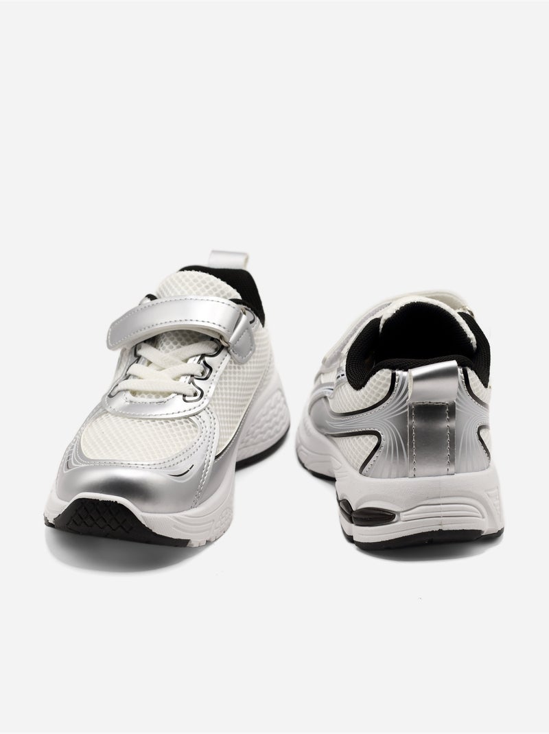 Scarpe da ginnastica con lacci Bianco - Kiabi