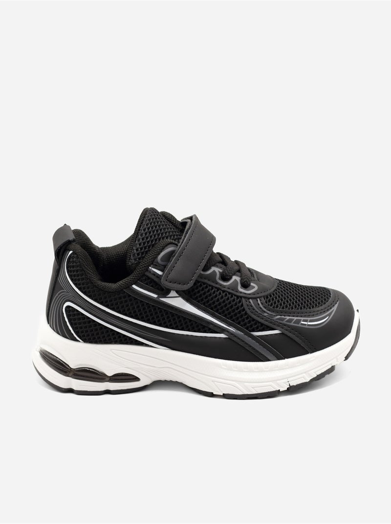 Scarpe da ginnastica con lacci Nero - Kiabi
