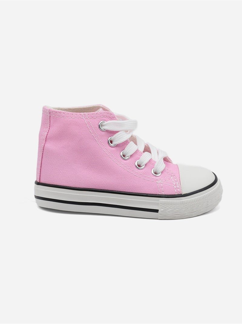 Scarpe da ginnastica con lacci Rosa - Kiabi