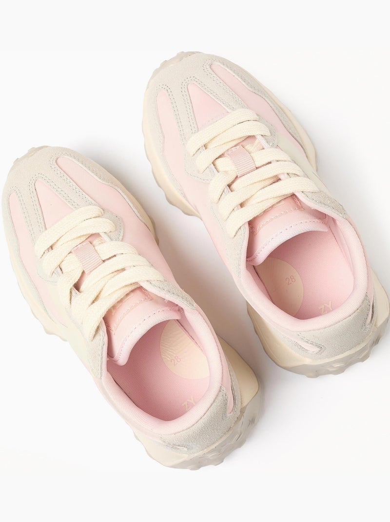 Scarpe da ginnastica con laces superlight runner Rosa chiaro - Kiabi