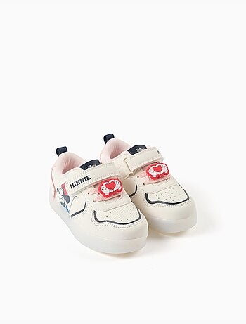 Scarpe da ginnastica con luci con stampa Minnie