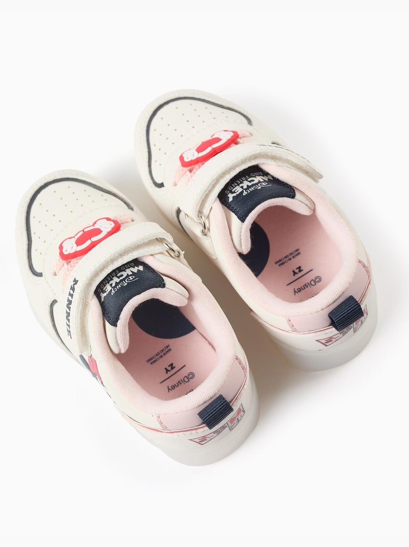 Scarpe da ginnastica con luci con stampa Minnie Beige chiaro - Kiabi