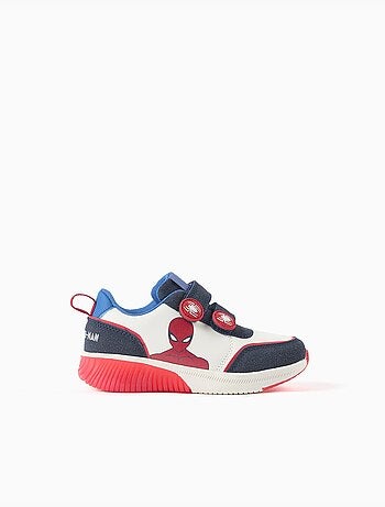 Scarpe da ginnastica con luci con stampa Spider-Man