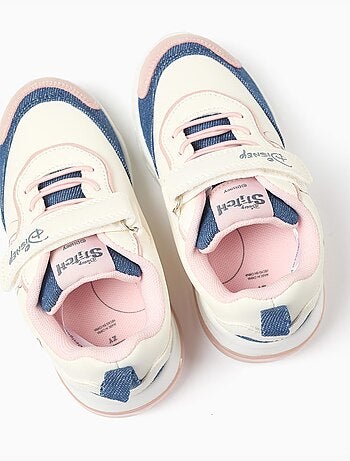 Scarpe da ginnastica con luci e stampa Stitch & Angel