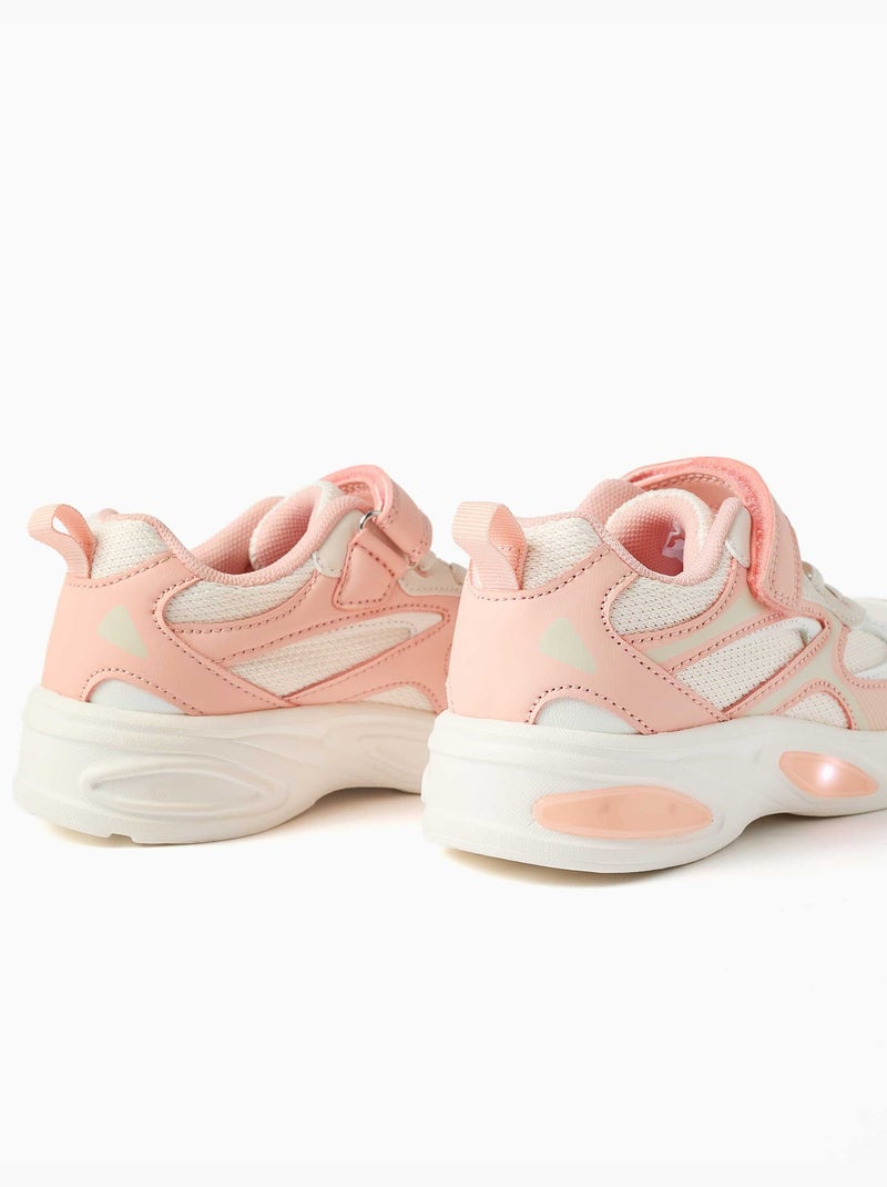 Scarpe da ginnastica con luci e suola antiscivolo Rosa - Kiabi