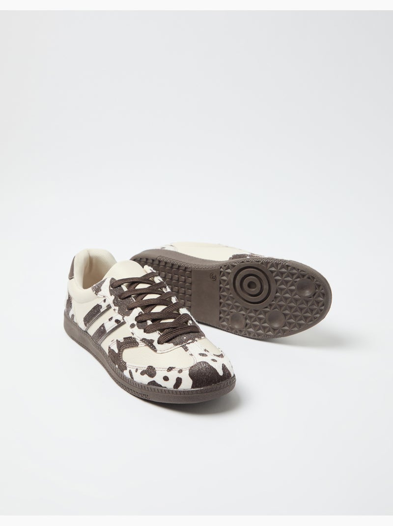 Scarpe da ginnastica con stampa animale, MO Fashion Marrone - Kiabi