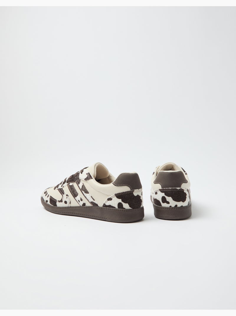 Scarpe da ginnastica con stampa animale, MO Fashion Marrone - Kiabi
