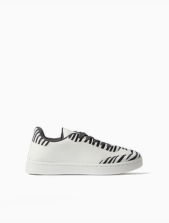 Scarpe da ginnastica con stampa animale, mo fashion