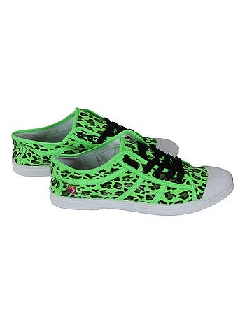 Scarpe da ginnastica con stampa leopardo Kebello