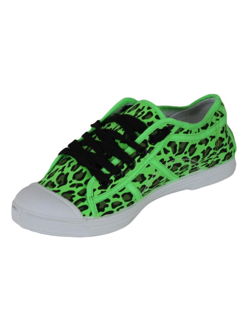 Scarpe da ginnastica con stampa leopardo Kebello Verde - Kiabi