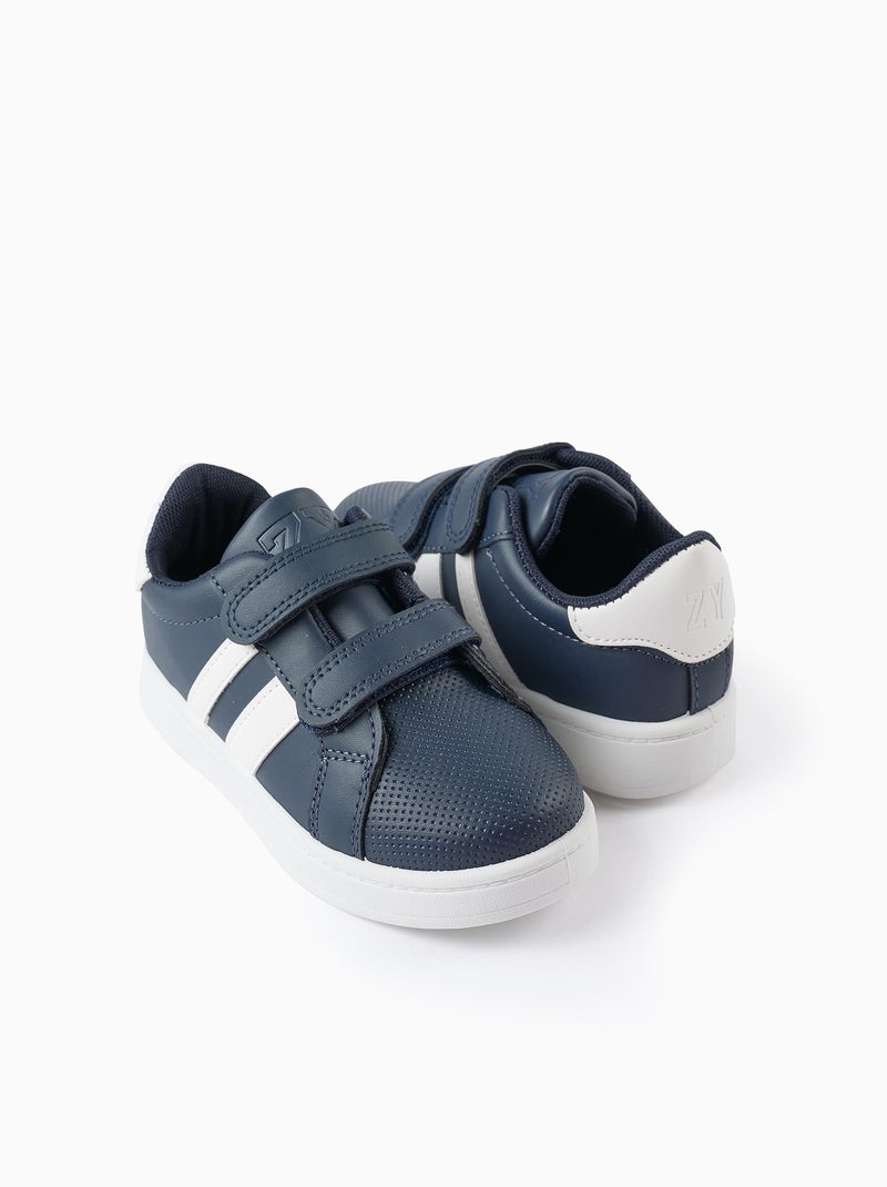 Scarpe da ginnastica con strisce Blu scuro - Kiabi