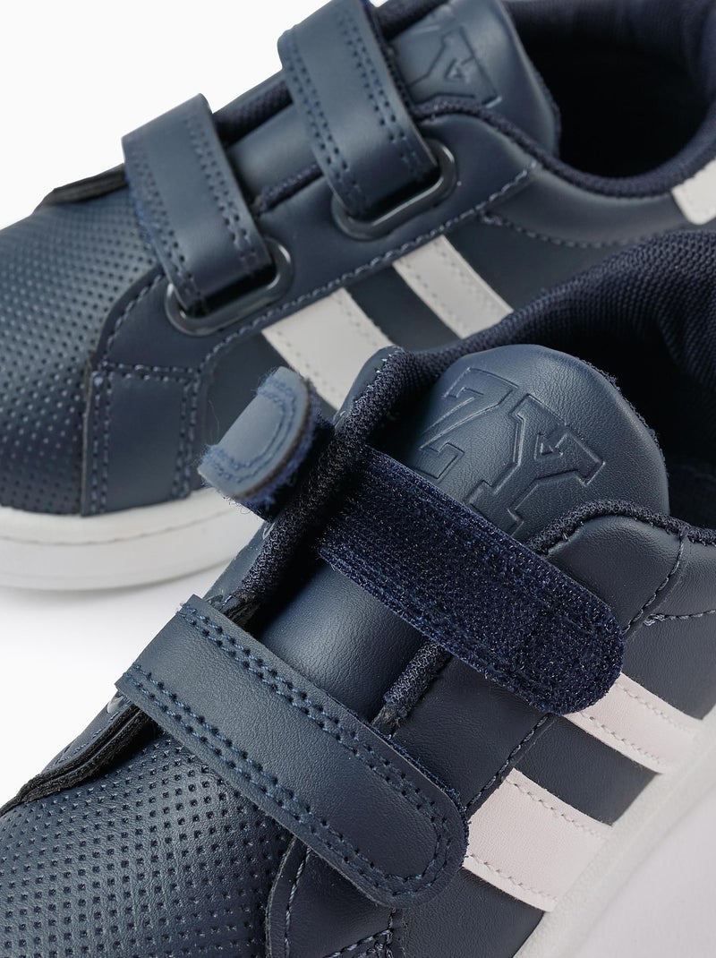 Scarpe da ginnastica con strisce Blu scuro - Kiabi