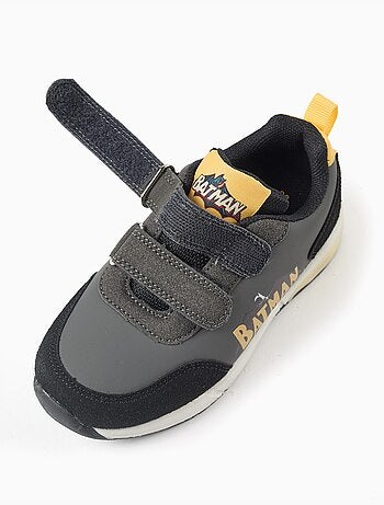 Scarpe da ginnastica con suola luminosa con stampa batman