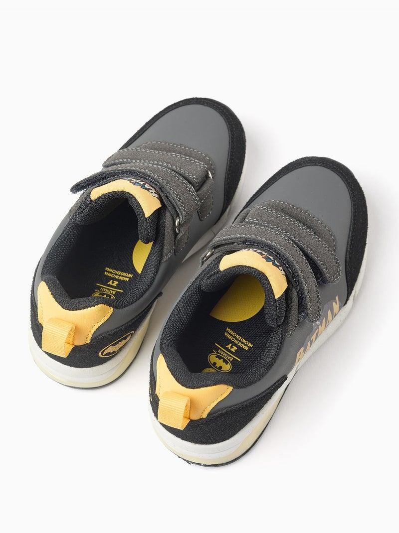 Scarpe da ginnastica con suola luminosa con stampa batman Nero Nero - Kiabi