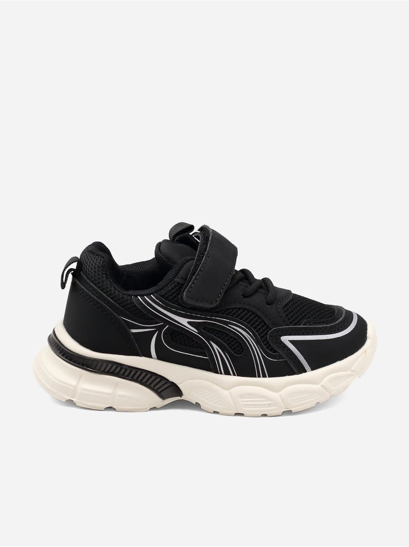 Scarpe da ginnastica da infilare - Doremi Nero - Kiabi