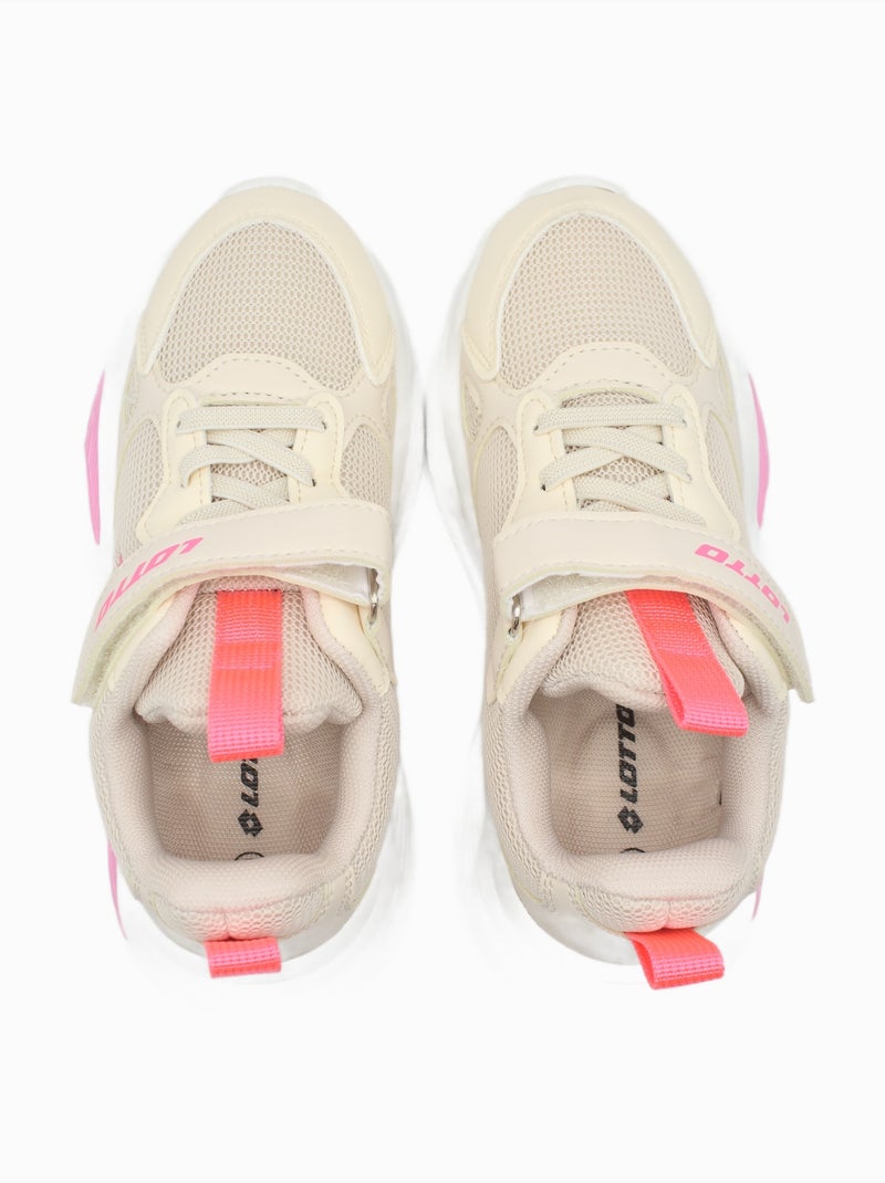 Scarpe da ginnastica da infilare - Lotto Beige/Rosa - Kiabi