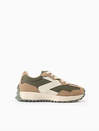 Scarpe da ginnastica dual-fabric con laces superlight runner