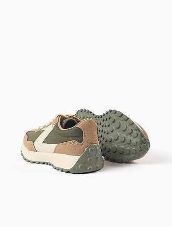 Scarpe da ginnastica dual-fabric con laces superlight runner