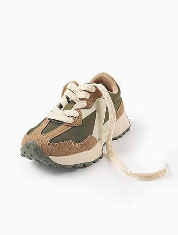 Scarpe da ginnastica dual-fabric con laces superlight runner