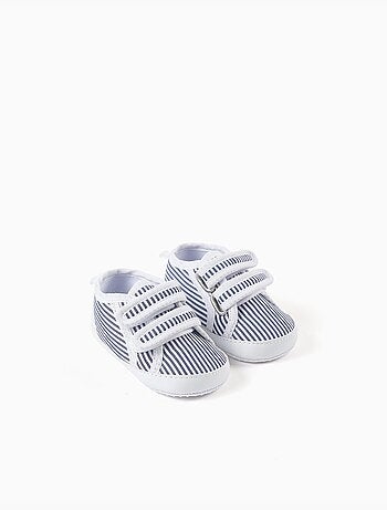Scarpe da ginnastica in a righe canvas