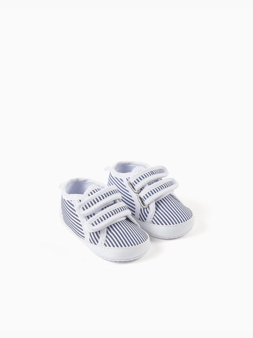 Scarpe da ginnastica in a righe canvas - Kiabi