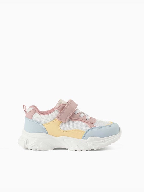 Scarpe da ginnastica in doppio tessuto con suola spessa - Kiabi Scarpe da ginnastica in doppio tessuto con suola spessa - Kiabi