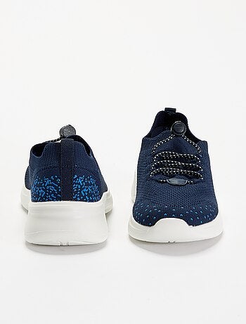 Scarpe da ginnastica in mesh con lacci e stopper
