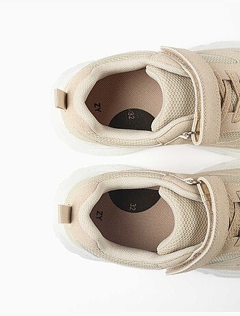 Scarpe da ginnastica in mesh con suola spessa antiscivolo