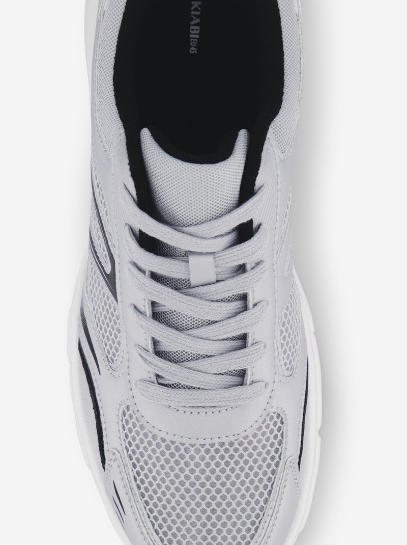 Scarpe da ginnastica in mesh Grigio - Kiabi