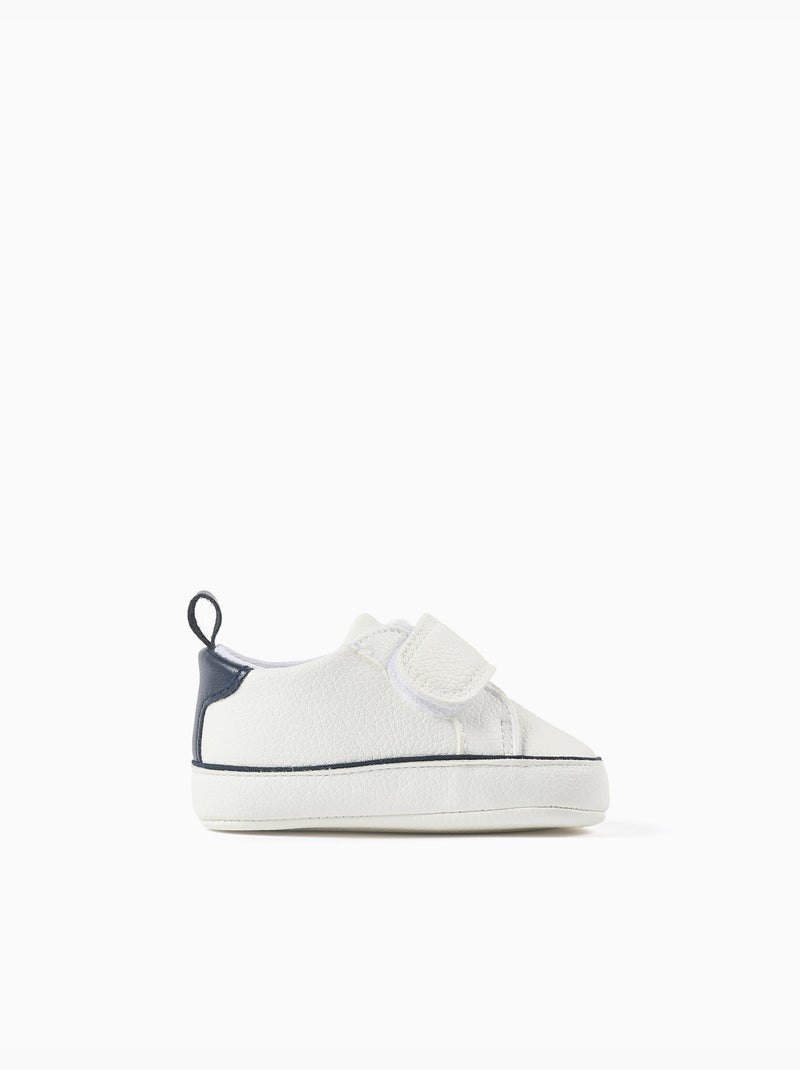 Scarpe da ginnastica in pelle sintetica Bianco - Kiabi