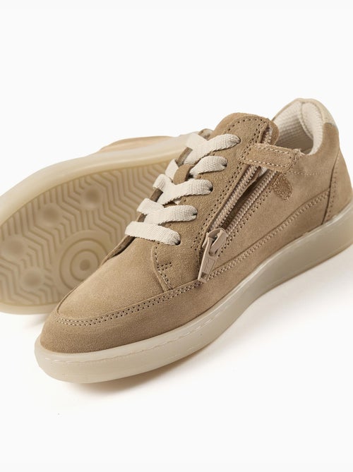 Scarpe da ginnastica in suede con lacci - Kiabi