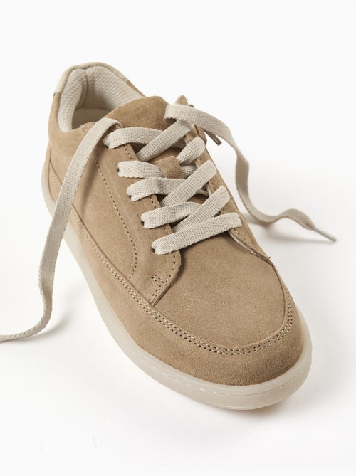 Scarpe da ginnastica in suede con lacci - Kiabi