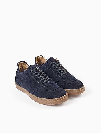 Scarpe da ginnastica in suede con lacci