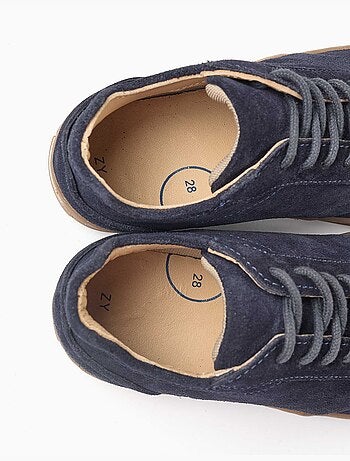 Scarpe da ginnastica in suede con lacci