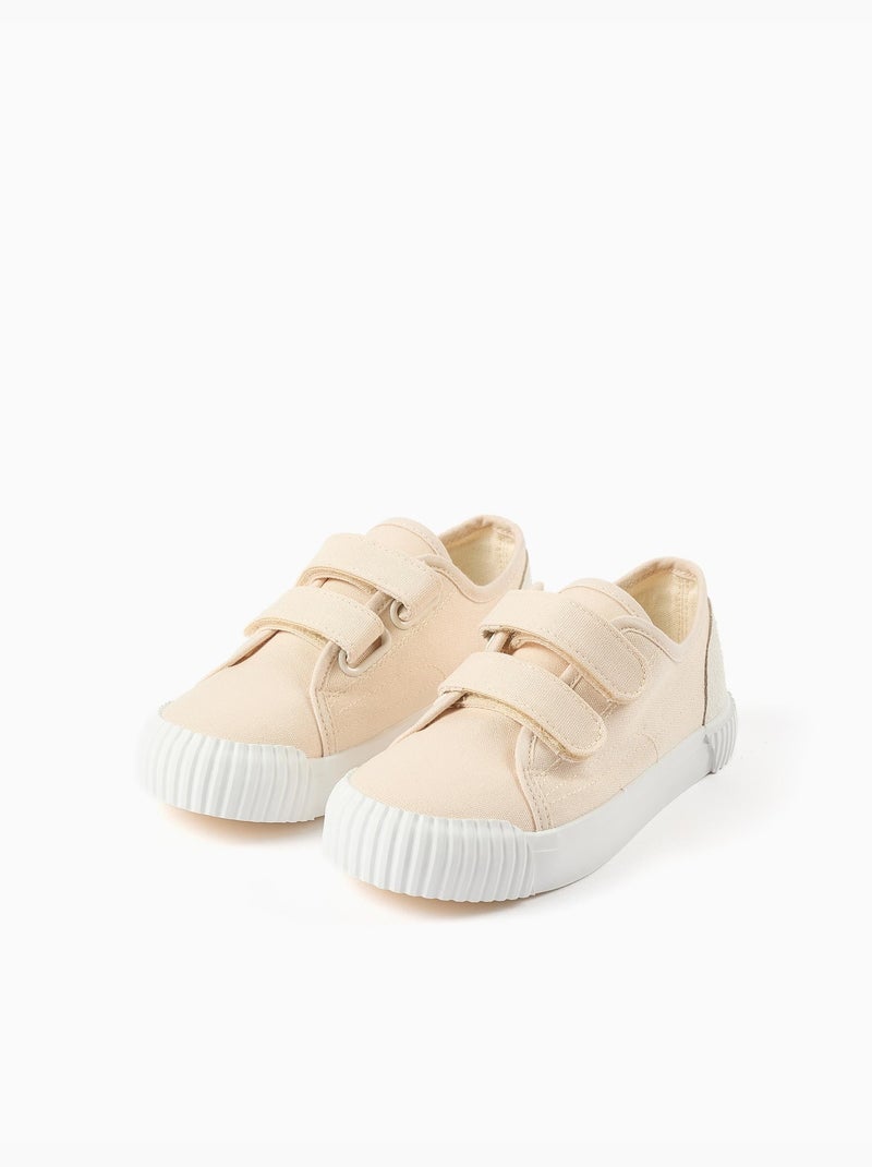 Scarpe da ginnastica in tela con suola antiscivolo Beige - Kiabi