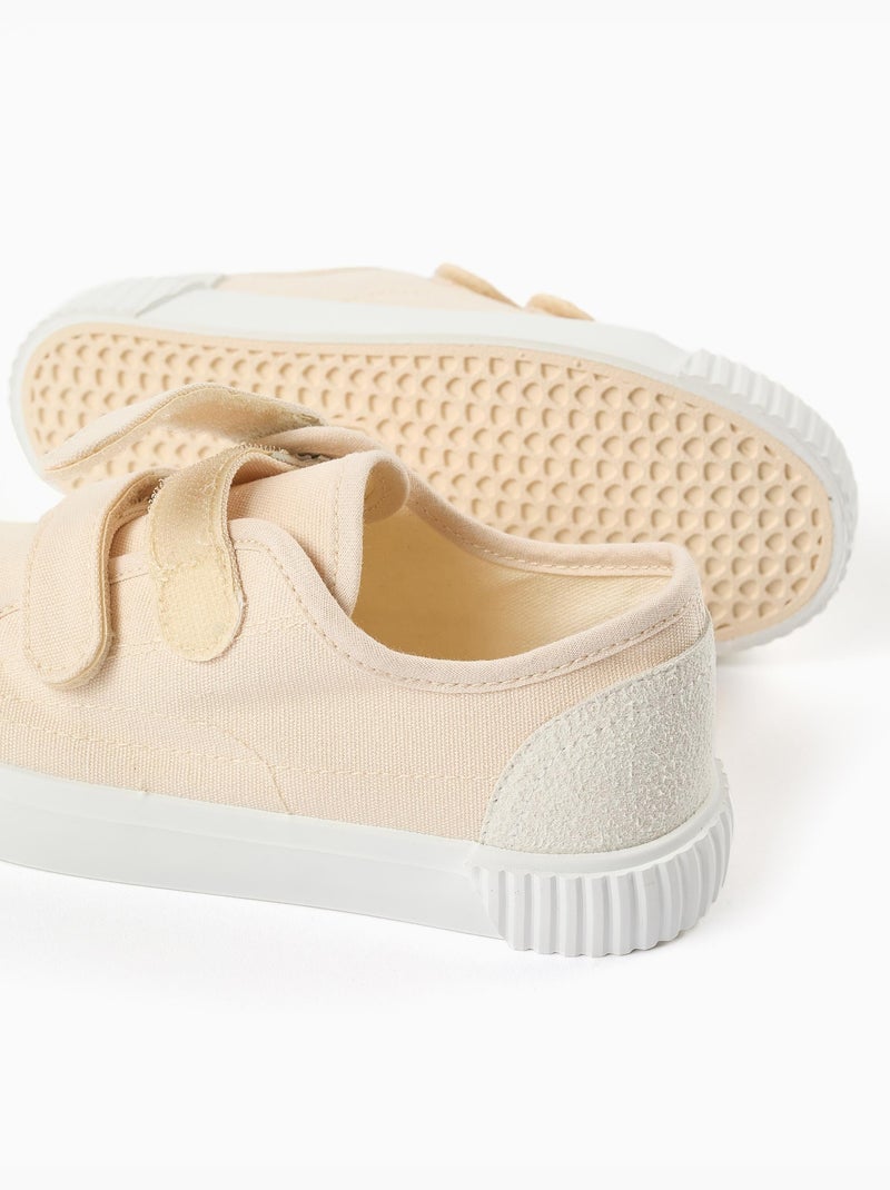 Scarpe da ginnastica in tela con suola antiscivolo Beige - Kiabi