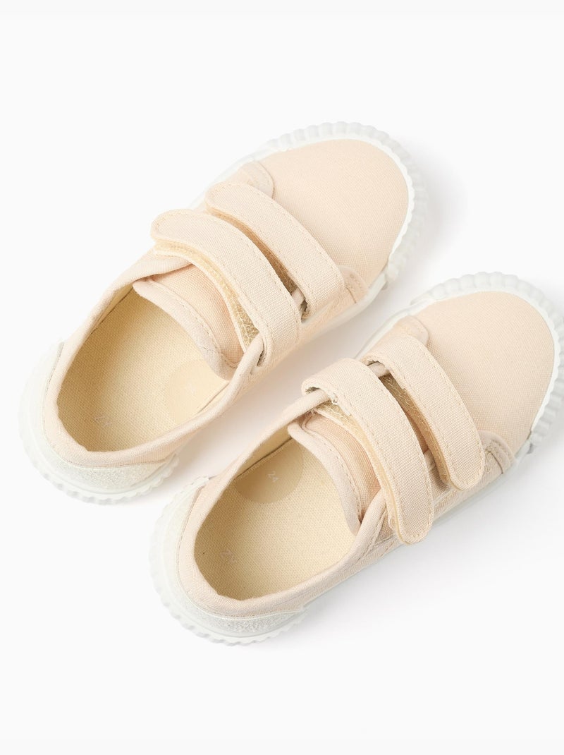Scarpe da ginnastica in tela con suola antiscivolo Beige - Kiabi