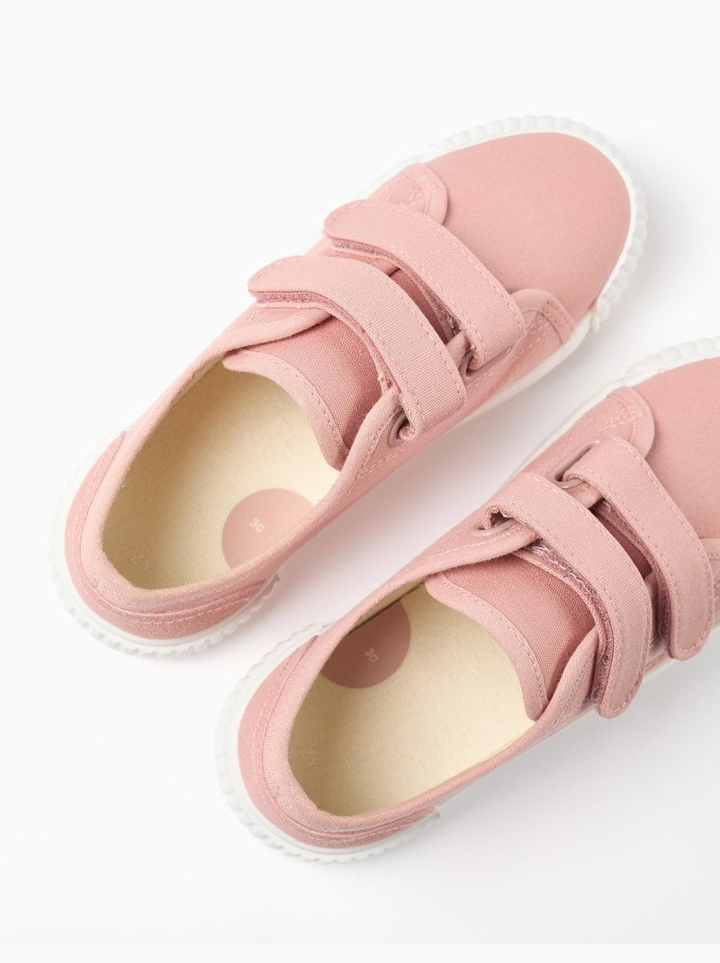 Scarpe da ginnastica in tela con suola antiscivolo Rosa chiaro - Kiabi