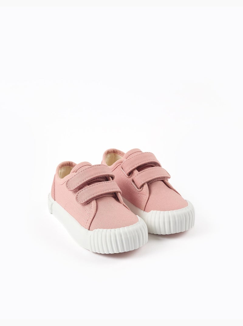 Scarpe da ginnastica in tela con suola antiscivolo Rosa chiaro - Kiabi