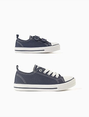 Scarpe da ginnastica in tela e denim