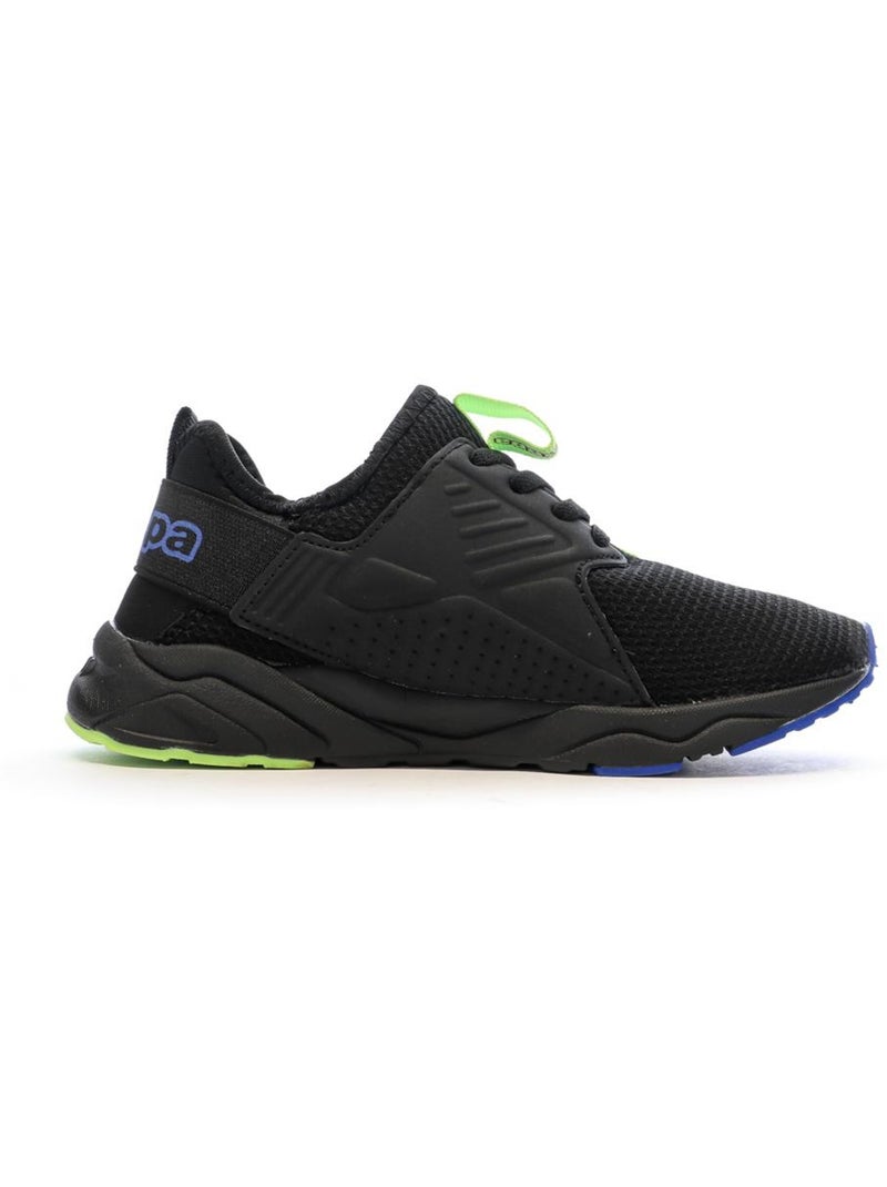 Scarpe da Ginnastica Kappa per Ragazzo, Nero/Blu/Verde - Kiabi