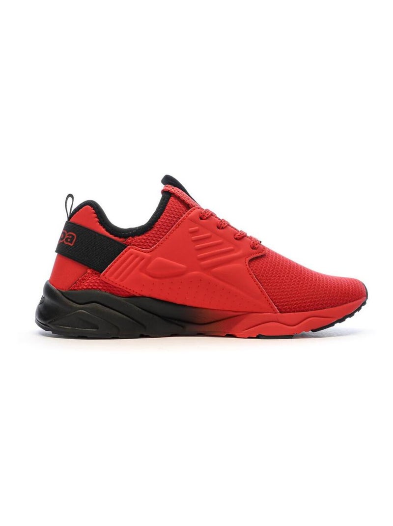 Scarpe da Ginnastica Kappa Stringate per Ragazzo Rosso - Kiabi