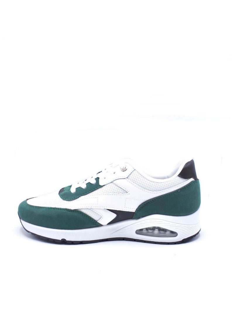 Scarpe da ginnastica Kebello Bianco Verde Nero - Kiabi