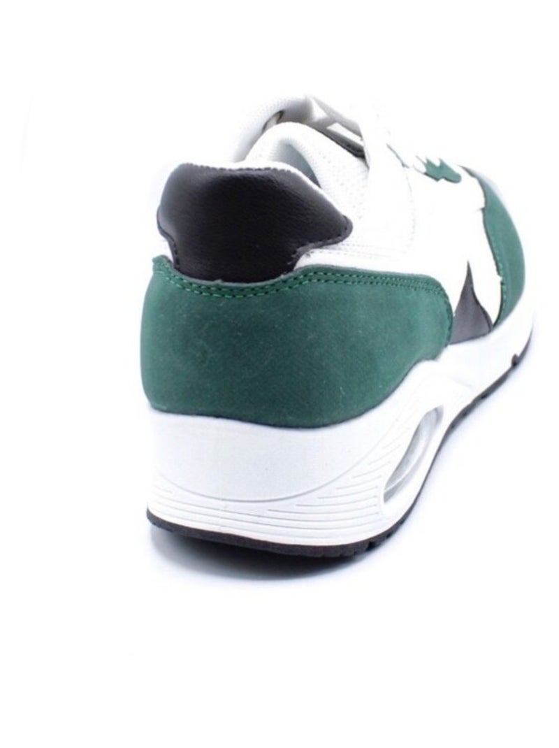 Scarpe da ginnastica Kebello Bianco Verde Nero - Kiabi
