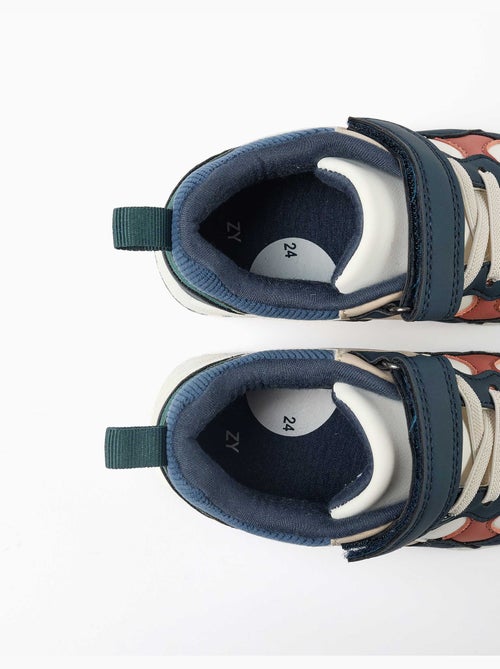 Scarpe da ginnastica multi-tessuto con suola antiscivolo - Kiabi
