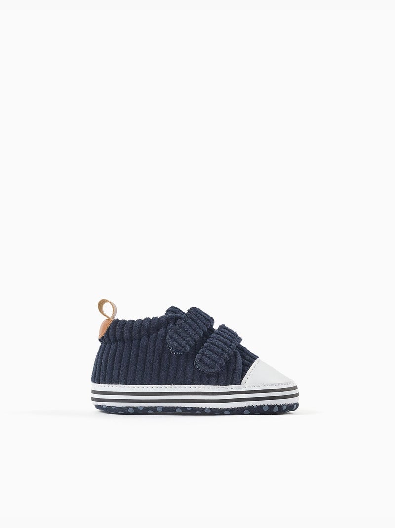 Scarpe da ginnastica pre-walker in velluto a coste Multicolore - Kiabi
