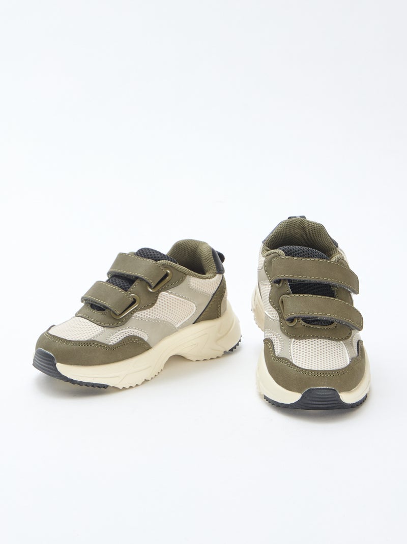 Scarpe da ginnastica running in mesh Verde - Kiabi